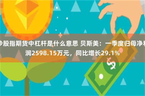 炒股指期货中杠杆是什么意思 贝斯美：一季度归母净利润2598.15万元，同比增长29.1%