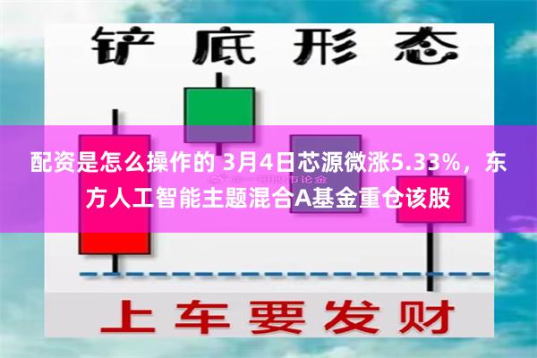 配资是怎么操作的 3月4日芯源微涨5.33%，东方人工智能主题混合A基金重仓该股