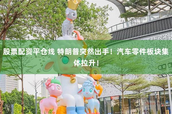 股票配资平仓线 特朗普突然出手！汽车零件板块集体拉升！