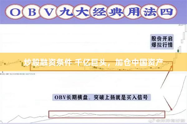 炒股融资条件 千亿巨头，加仓中国资产