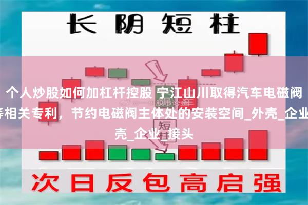 个人炒股如何加杠杆控股 宁江山川取得汽车电磁阀线圈等相关专利，节约电磁阀主体处的安装空间_外壳_企业_接头