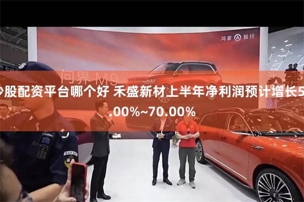 炒股配资平台哪个好 禾盛新材上半年净利润预计增长50.00%~70.00%