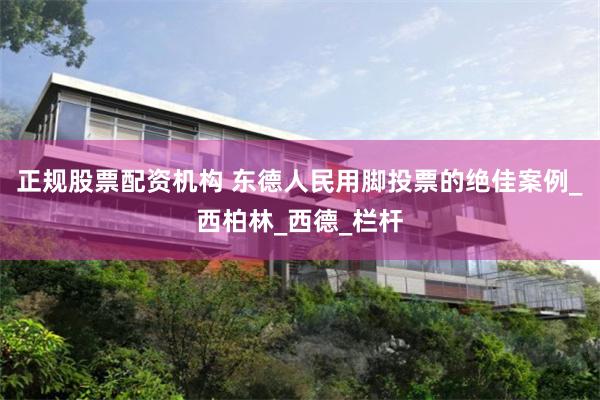 正规股票配资机构 东德人民用脚投票的绝佳案例_西柏林_西德_栏杆